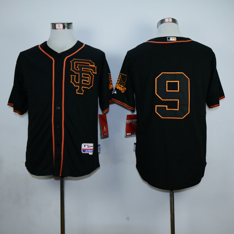 Men San Francisco Giants 9 Williams Black MLB Jerseys